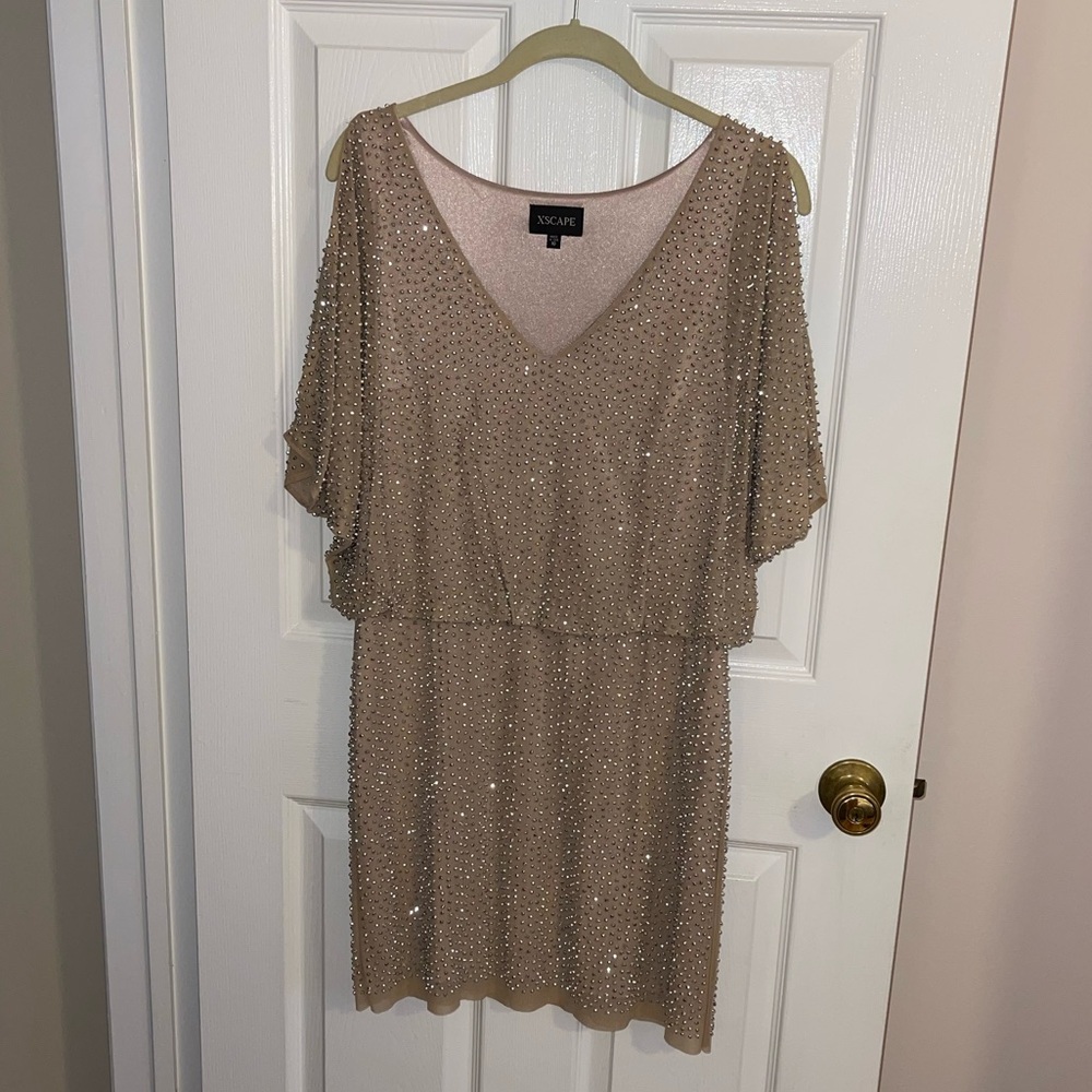 XSCAPE Rhinestone Dress - Picture 2 of 6